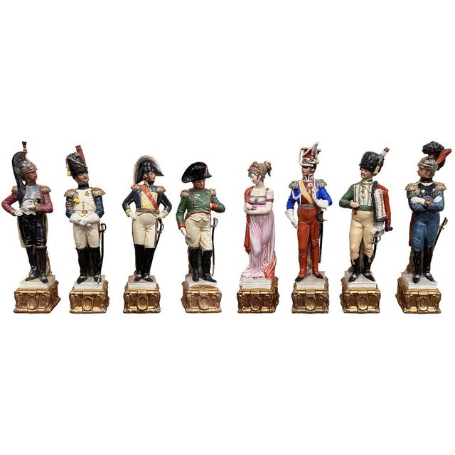 Porcelain Soldiers by B. Merli for Capodimonte, 1950s, Set of 8 For Sale - Image 13 of 13
