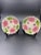 Pair of Early 20th Century Majolica Floral Plates For Sale - Image 10 of 12