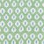 Sample - Schumacher Indio Ikat Fabric in Green For Sale