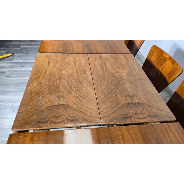 Dining Set by Jindrich Halabala, Set of 2 For Sale - Image 4 of 18