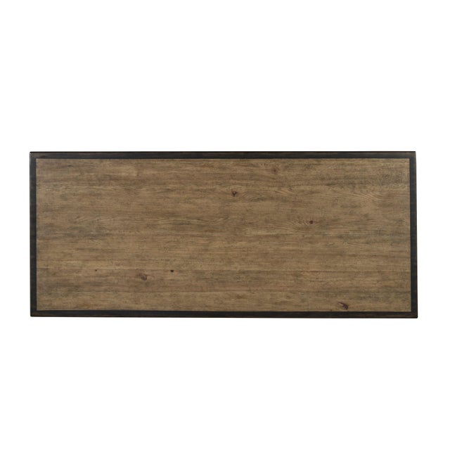 Contemporary Tara Shaw for Century Furniture Trocadero Desk - French Dry Natural For Sale - Image 3 of 6