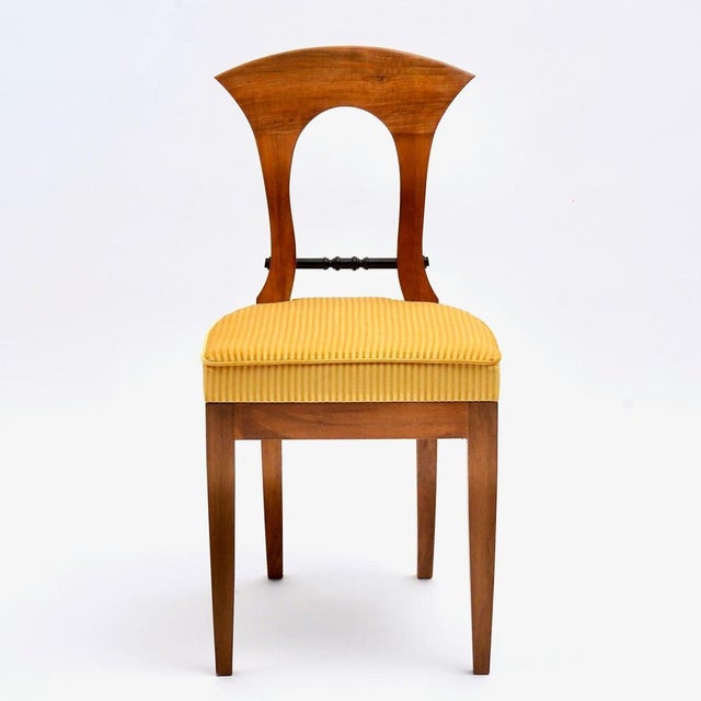 Biedermeier Dining Chairs in Walnut by Silvio Piattelli, Set of 8 For Sale - Image 14 of 18