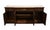 Henredon Late 20th Century Henredon Furniture Solid Walnut Traditional Style 70" Breakfront Buffet Credenza 7320-21 - Bordeaux Finish For Sale - Image 4 of 15