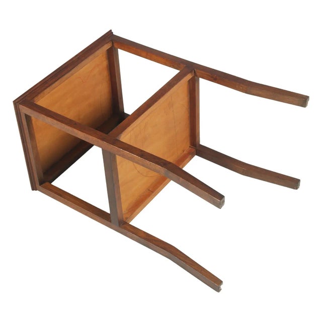 Antique Art Nouveau Walnut Coffee Table, 1910s For Sale - Image 6 of 7