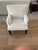 Mid-Century Modern Set of 6 Custom Upholstered Jean Michel Frank Style Dining Chairs by Saks Santangelo For Sale - Image 3 of 14