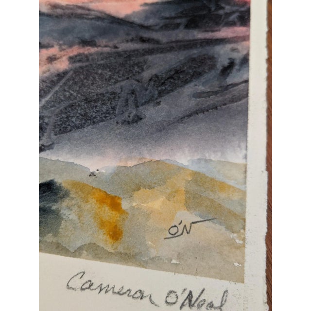 2010s Signed Original Watercolor Paintings, Set Of For Sale - Image 5 of 9