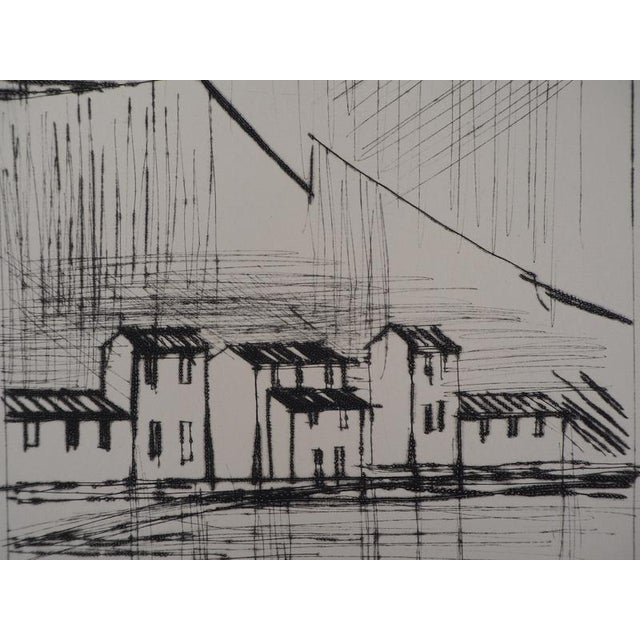 Bernard Buffet, Amalfi Coast (Naples), Original Etching For Sale - Image 4 of 5
