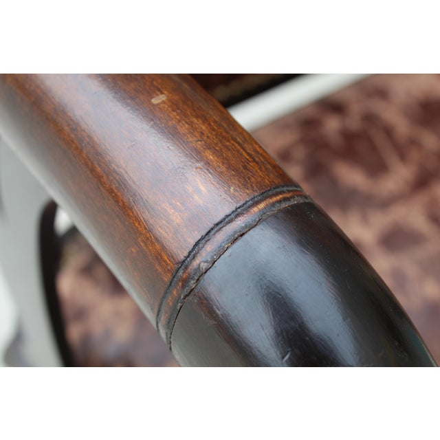 Wood Empire Mahogany Rolled Arm Settee With Claw Feet For Sale - Image 7 of 12