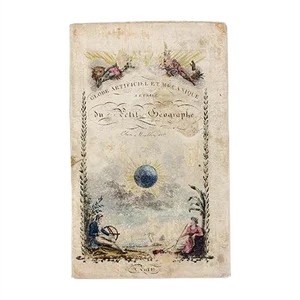 Instructions Globe Booklet from Augustin Legrand, 1830