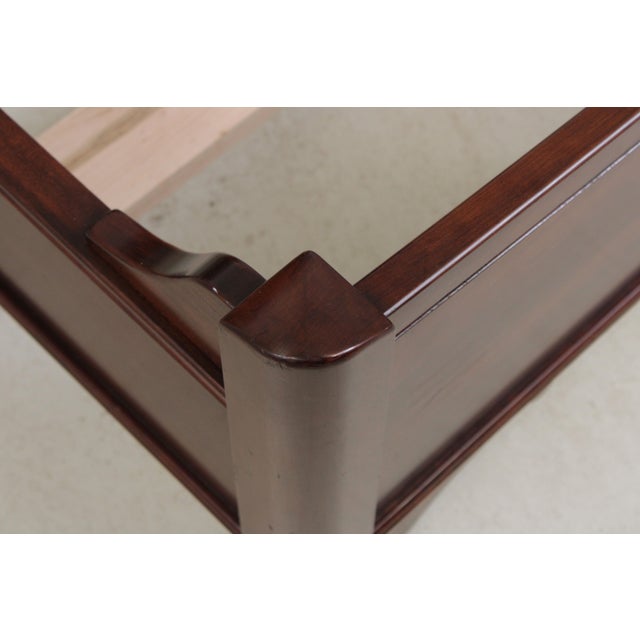 Nichols & Stone by Stickley Cherry Queen Size Sleigh Bed For Sale - Image 10 of 18