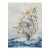 Late 20th Century Sailing Ship Watercolor Painting For Sale