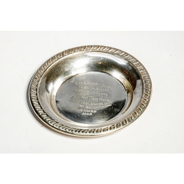 Rare Collection Miniature Sterling Silver Antique Trophy Pin Dish Tray Horse Calvary School Ft. Riley Kansas Militaria Interest For Sale - Image 12 of 16