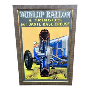 Dunlop Balloon Tire Poster