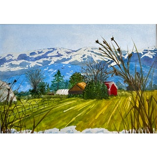 Giclee Fine Art Print of Watercolor Painting “Home From North” For Sale