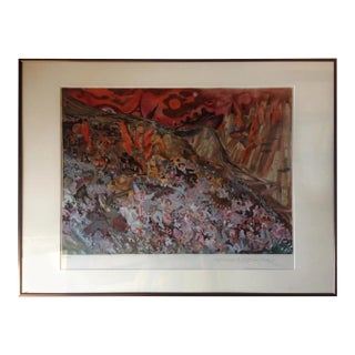 Marcel Marceau Limited Edition Figurative Lithograph Hand Signed and Numbered For Sale