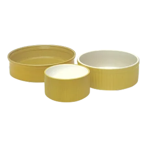 Vintage Mustard-Colored Baking Dish Curation - Group of 3
