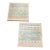 Pair of Peach & Mint Palette Knife Artwork by Stephen Kaye For Sale
