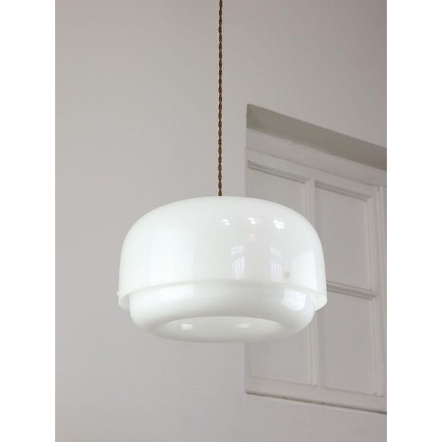 Italian White Medusa Pendant Lamp by Luigi Massoni for Guzzini, 1970s For Sale - Image 17 of 17
