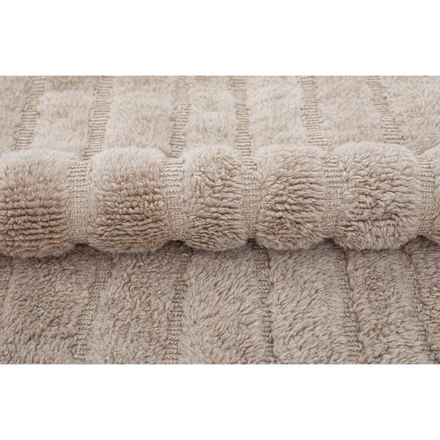 Large Hand-Knotted Wool Rug by Azele Studio For Sale - Image 9 of 10