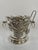 Baroque 1970s Italian Silverplated Grape Motif Ice Bucket With Drain and Tongs For Sale - Image 3 of 18