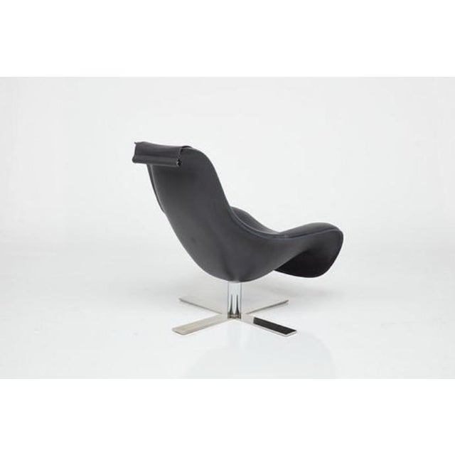 Pair of "Mart" Leather Lounge Chairs Attributed to Antonio Citterio for B&b Italia For Sale - Image 14 of 18