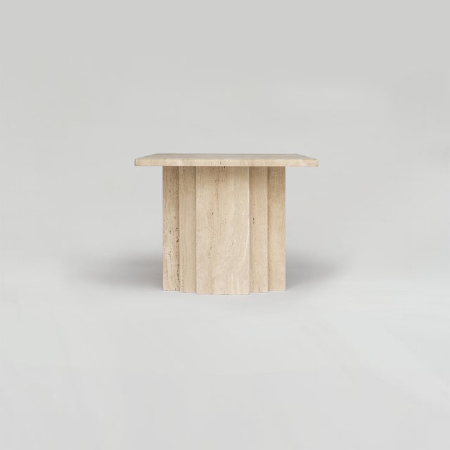 Contemporary Masa Travertine Coffee Table by Kiwano Concept For Sale - Image 3 of 8