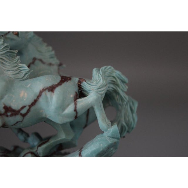 Two Horses Playing & Running Wildly and Chasing Each Other, 1960 For Sale - Image 13 of 18