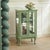 Small Display Cabinet in Pastel Green with Mirrored Back Panel For Sale - Image 15 of 16
