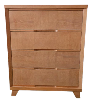 Vintage 1950s Starline Hollywood La Blond Birch Gentleman's Chest Dresser Mid Century Modern