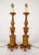 Early 20th Century Large Neoclassical Carved Gilt Wood Lamps - Pair For Sale In San Francisco - Image 6 of 12