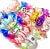 Vintage Glass Candy Christmas Ornaments – Set of 13 For Sale - Image 4 of 12