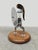 Vintage Italian Metal Figure Table Lamp, 1970s For Sale - Image 3 of 7