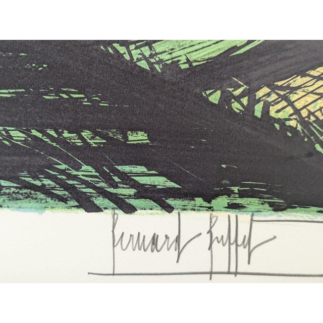 Bernard Buffet, Arpajon, 1985, Lithograph For Sale - Image 3 of 6