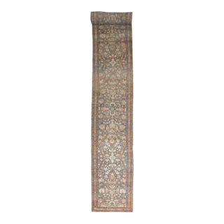 Long Floral Persian Malayer Runner rug no.j4493 For Sale