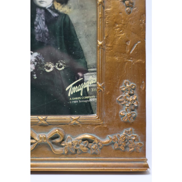 Late 20th Century Vintage Terragrafics Louis XVI–Style Antiqued Gold Picture Frames — Set of 3 For Sale - Image 5 of 18