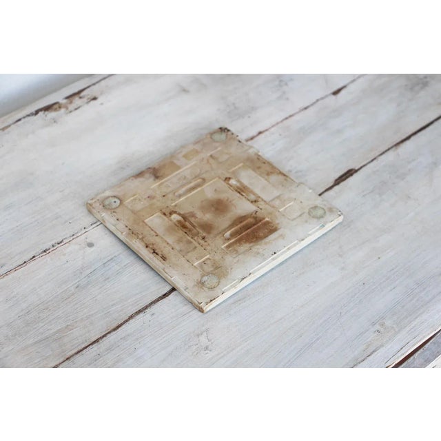 Blue 1920s Continental Arte Deco Original Tile For Sale - Image 8 of 10