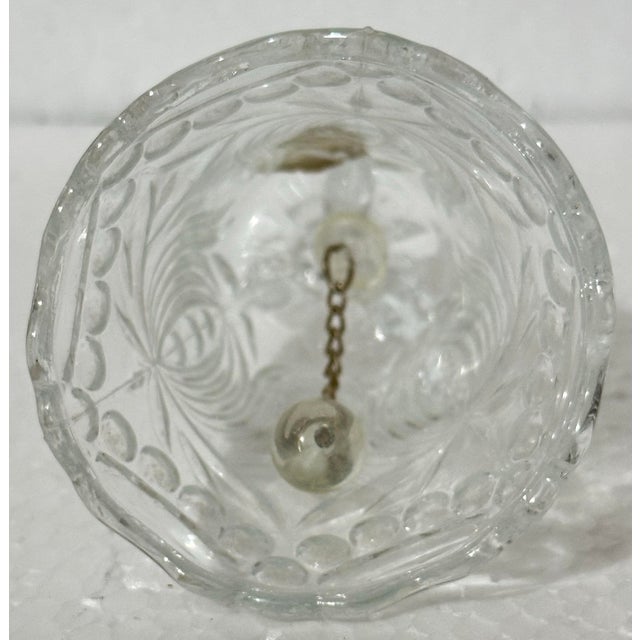 Vintage 20th Century Lead Crystal Hand Bell For Sale In Orlando - Image 6 of 7