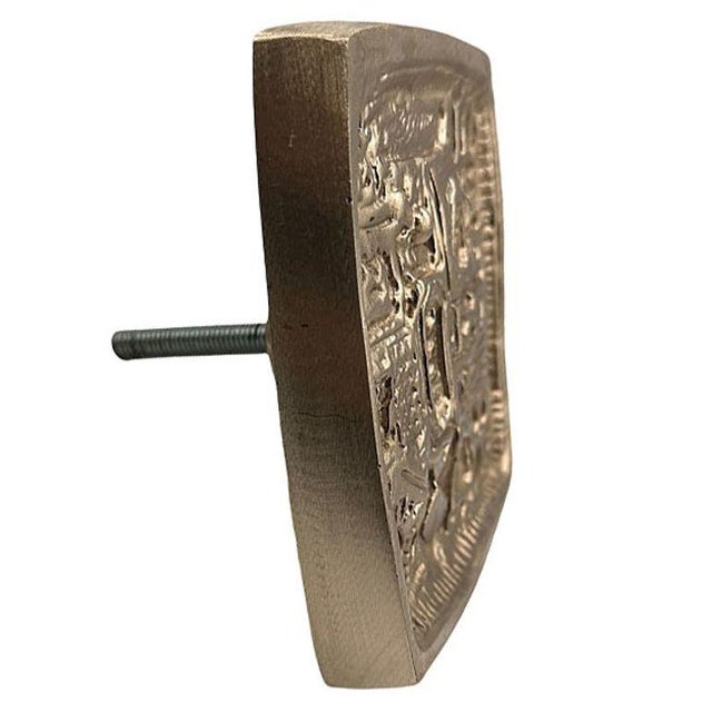 Paul Evans Paul Evans Style Mid Century Brutalist Bronze Cabinet Handle Pull, 6 Available For Sale - Image 4 of 7