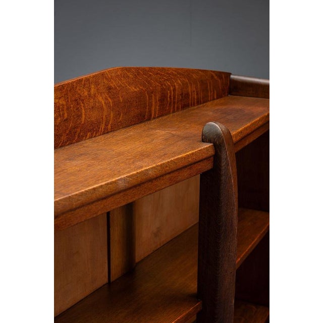 Amsterdam School Shelving Unit, 1920s For Sale - Image 9 of 16