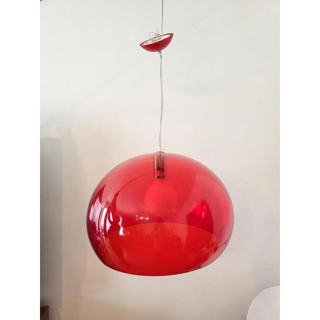 Mid-Century Modern Hanging Light in Acrylic Glass by Laviani for Kartell For Sale - Image 3 of 9