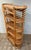 Mid-Century Modern 1970's Bohemian Bamboo and Rattan Bookcase For Sale - Image 3 of 6