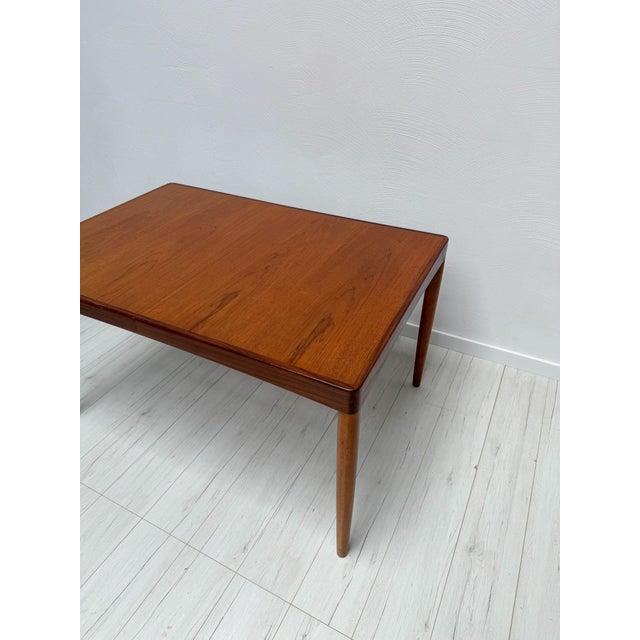 1960s Mid-Century Danish Extendable Teak Dining Table, 1960s For Sale - Image 5 of 11