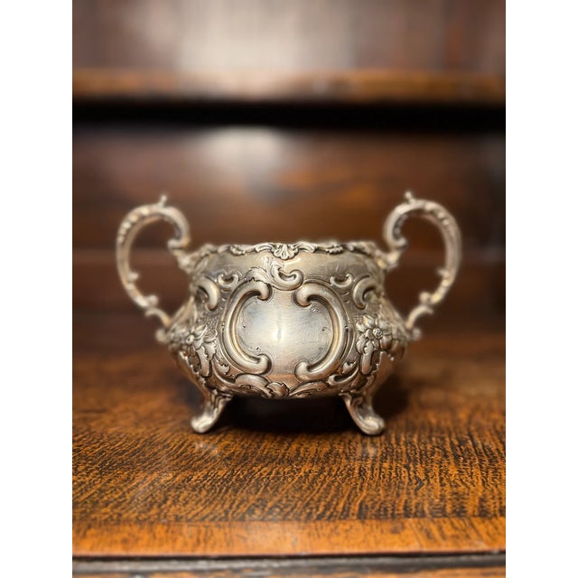 Appraised at $15,000 in 2010. Attributed to William Summers. English Victorian sterling silver tea and coffee service...