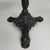 Black Bistro Table with Cast Iron Leg and Traffic Sign Top, Paris, France, 1920s For Sale - Image 8 of 18
