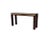 Metal Italian Goatskin Tobacco Console Table by Aldo Tura, 1970s For Sale - Image 7 of 7