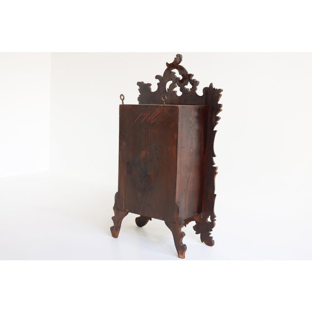 Antique French Renaissance Revival Wall Cabinet in Brass, 1880 For Sale - Image 3 of 10