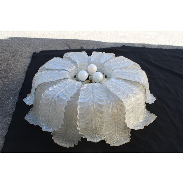 Glass Uranus Ceiling Lights from Seguso, 1960s, Set of 2 For Sale - Image 16 of 18