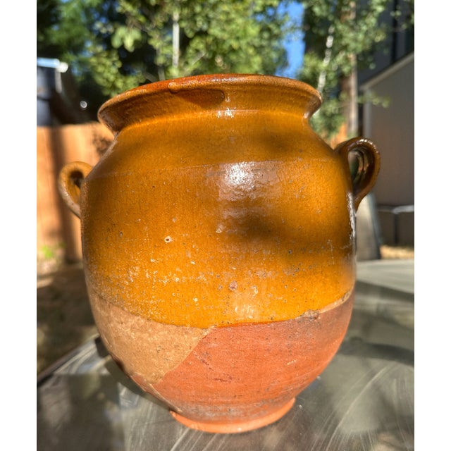 Vintage French Terracotta Confit Pot For Sale - Image 14 of 18