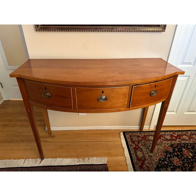 Antique Hepplewhite Cherry Sideboard For Sale - Image 9 of 9