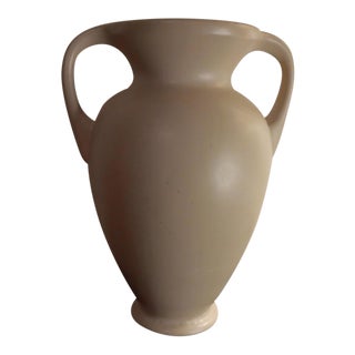 1980s Haeger Glazed Dual Handle Urn Vase For Sale